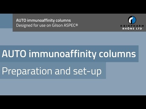 R-Biopharm Rhône AUTO immunoaffinity column preparation and set-up for use on Gilson ASPEC®