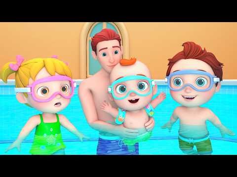 Let's Go Swimming | Swimming Song | GoBooBoo Kids Songs & Nursery Rhymes