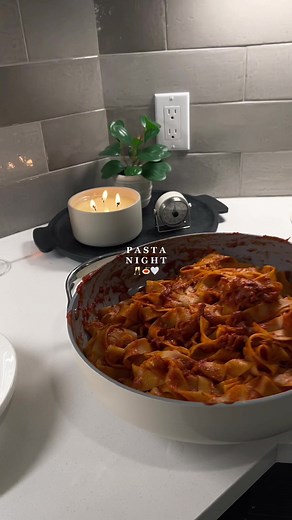 Cooking Aesthetic: Pasta Night Dinner at Home