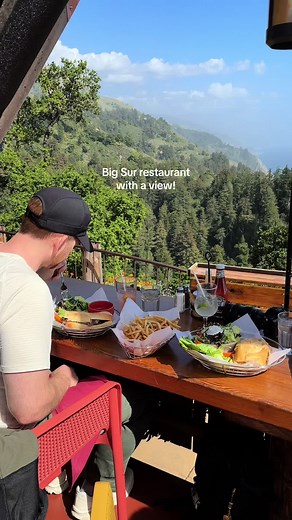 Enjoy Scenic Dining at Nepenthe in Big Sur