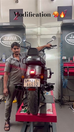 Java 42FJ exhaust Modification 🔥#modification #kawasaki10r #java #motovlog #youtubeshorts #power