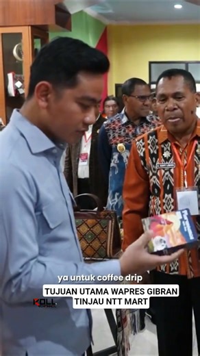 Tujuan Utama Wapres Gibran Tinjau NTT Mart #gibran #gibranrakabumingraka #wapresgibran