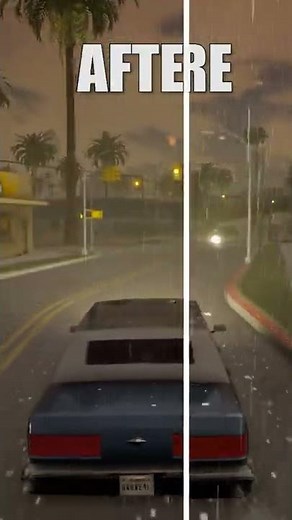 GTA San Andreas Definitive Edition Rain Fix