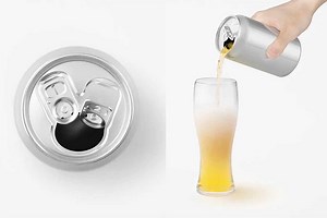 L’invention d'une canette à deux languettes pour ne plus faire mousser la bière