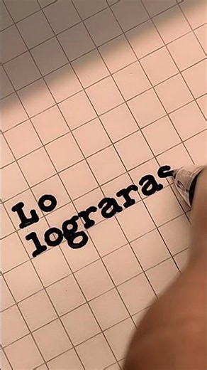 Escribiendo "Lo lograrás" a Mano | Satisfying Typewriter Handwriting #lettering #satisfying #asmr