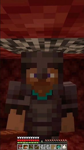 Minecraft tutorial - NETHER ROOF – NO CHEATS! #minecraft #minecraftrealistic #minecrafttutorial