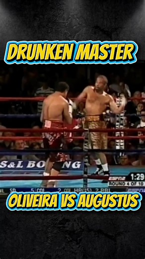 Oliveira vs Augustus 🔥 Drunken Master vs Volume Puncher! #boxing #shorts #dance