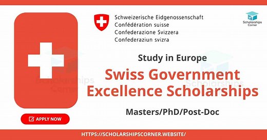 Swiss Government Excellence Scholarships 2026-2027