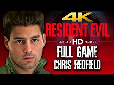 RESIDENT EVIL (1996) SEAMLESS HD PROJECT MOD - CHRIS Gameplay Walkthrough FULL GAME (4K 60FPS)
