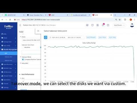 DatApp AOB user guider EP9: Host Fairover (Mannualy)