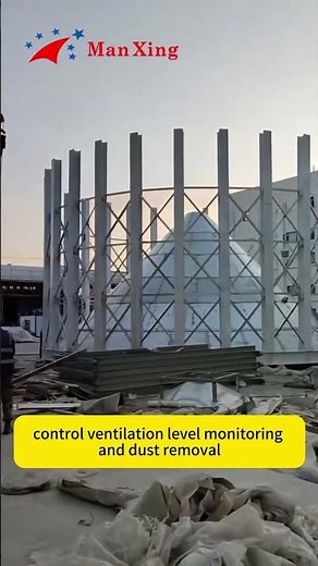 Fast-Paced Steel Silo Installation! 🏗️ Expert Team at Work | Manxing Silo