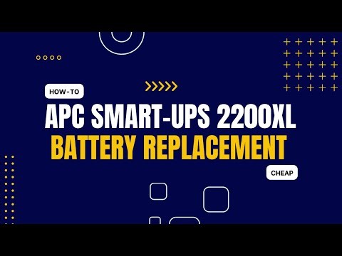 How to Replace a Rackmount UPS Battery on the CHEAP ( APC Smart-UPS 2200XL)