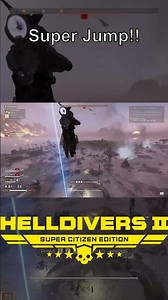 [Helldivers 2] Super Jump! #Helldivers #Helldivers2 #Arrowhead #Playstation #Xbox #Steam #PC