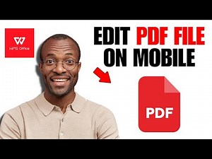 How To Edit PDF Files On Mobile Phones Using WPS Office App (STEP BY STEP GUIDE)