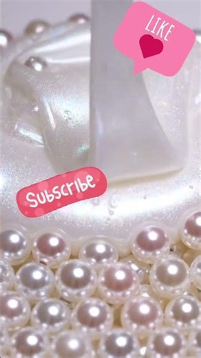 The Most Luxurious Slime Ever Made — Pearls, Sparkle & Pure Calm ✨🫧