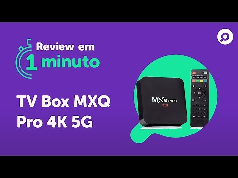 Smart TV Box MXQ Pro 4K 5G - Análise | REVIEW EM 1 MINUTO - ZOOM