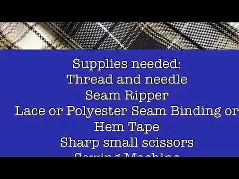 How to add length to your uniform skirts