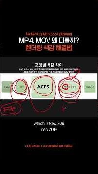 🚨 렌더링 색감이 달라졌다면 이것부터 확인하세요 #cg학원