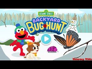 Elmo's Backyard Christmas Bug Hunt Sesame Street Hammy Kids