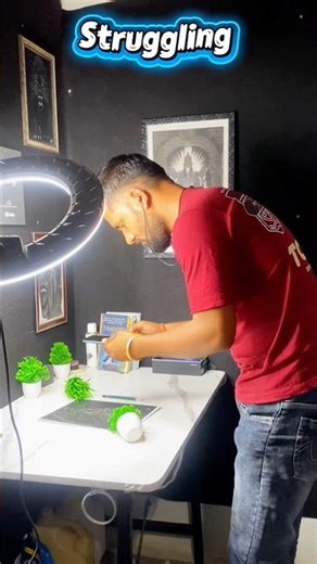 Art reality vs fake Art 🤯 # #trend #vs #art #artist # #artwork #portrait #shortsfeed #drawingstyles