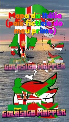 Mapa da Itália #mapguide #geographythroughmaps #geography #geoportal