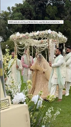 Most Beautiful Bridal Entry 2025 | Trending Wedding Highlights India | Bride Walk Ideas #wedding