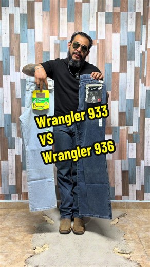 Wrangler 936 y Wrangler 933, cuál es la diferencia? #wranglerjeans #westernstyle #cowboystyle #mensstyle #menswear