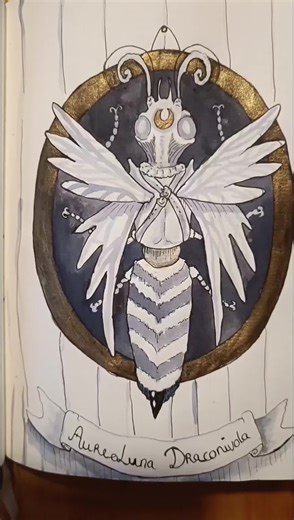 i felt like creating my own alien insect 😁 might make a series in sculpture? Instead of insects of this world 🤔 #wallartdecor #walldecor #wallart #sculpture