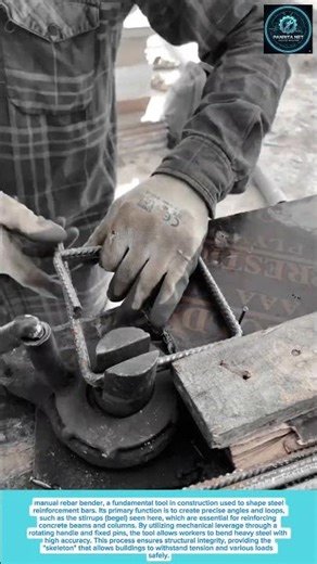 Best Rebar Bender for manual steel stirrup bending in construction#toollife#tool