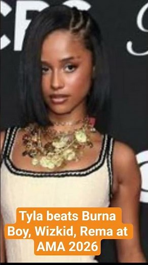 Tyla beats Burna Boy, Wizkid, Rema at AMA 2026