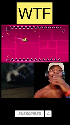 GEOMETRY DASH the funny massion #short #viralshorts #trendingshorts #gaming