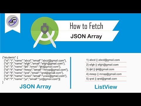 How to Parse JSON Array in Android Studio | JSONArray | Android Coding