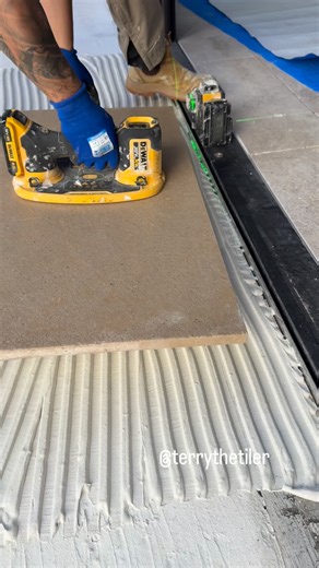 Triple T Professional Tiling | Limestone tile with French pattern going down 🤙💪 Tile adhesive- @rlapolymers Stone set Grout- @rlapolymers luminous grout #tiler... | Instagram