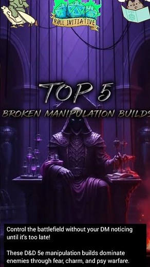 5 D&D Mind Control Builds DMs Underestimate 🧠👁️ #dnd #gaming #dungeonsanddragons