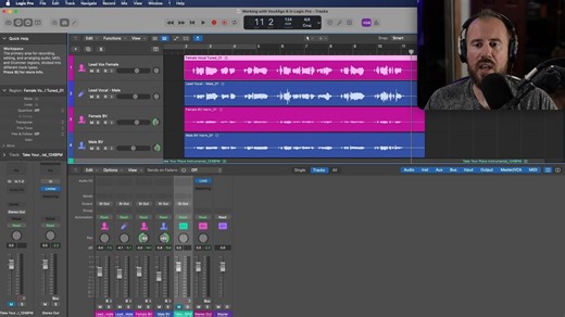 VocAlign 6 音频音轨对齐工具在 logic 使用方法