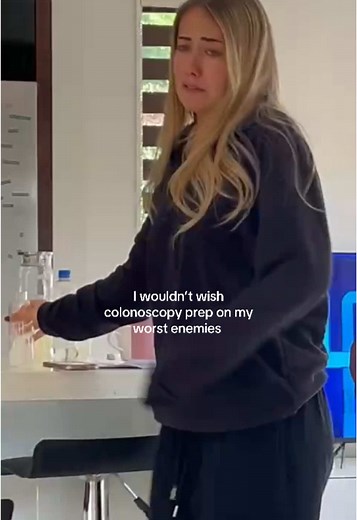 Why is this liquid so bad #colonoscopy #bowels #ibs #fyp