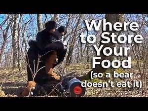 Where to Store Your Food (so a bear doesn't eat it) | Appalachian Trail Conservancy
