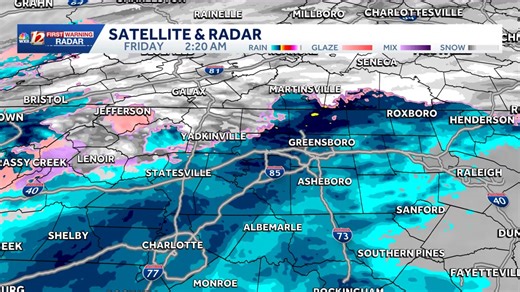 I'm afraid our concerns were correct—we've got cold air problems. Plenty of moisture, but we're lacking that cold, cold air needed from the north. Temps are slowly falling, so we'll see if we can get there before the moisture leaves, but I'll be honest—it's not looking good. | WXII 12 Weather
