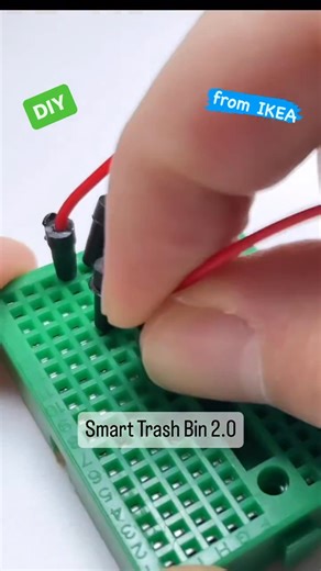 How to build the smartest DIY Trash Bin with Arduino and IKEA trash bin Cr4D7oLN3GI #arduino #engineer #engineering #te #electrician | Alexandra Janssen
