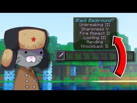 How To Get TRANSPARENT Item Backgrounds In Minecraft Bedrock | NO MODS!