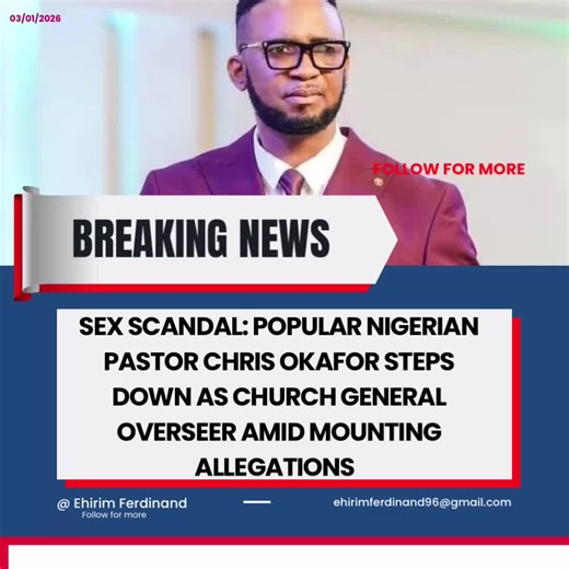 Pastor Chris Okafor Steps Down Amid Controversy