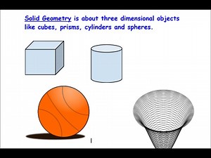 Introduction to Basic Geometry, shapes, area and volume