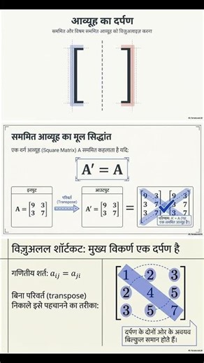 Matrix A ka Transpose (Aᵀ) 1 Minute me Samjho! 📚