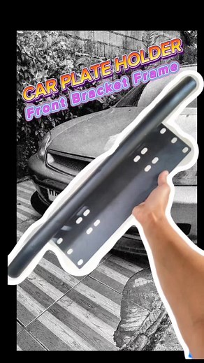 DIY Car Accessories: Plate Holder Set and LED Bracket Organizers