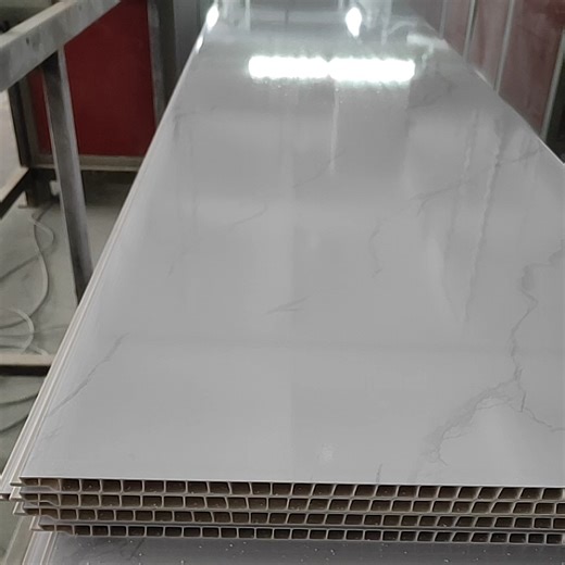 Stripe PVC Ceiling Sheets Flexible Plastic Vinyl Sheet PVC Ceiling Wall Panel for Bathroom