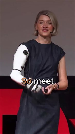 Technology Me on Instagram: "Is this the most advanced bionic limb on the planet ? Sarah de Lagarde describes herself as 80 percent human and 20 percent robot after becoming the first recipient of a mind-reading AI arm. The software inside records her most frequent gestures, getting faster and smoother every time she uses it. Watch how she’s using this incredible tech to regain her independence, from making coffee to hugging her family."