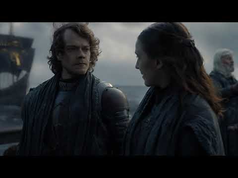 Theon Greyjoy Rescues Yara Greyjoy Scene - GOT 8×01