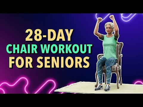28-day weight loss challenge: chair workout for seniors