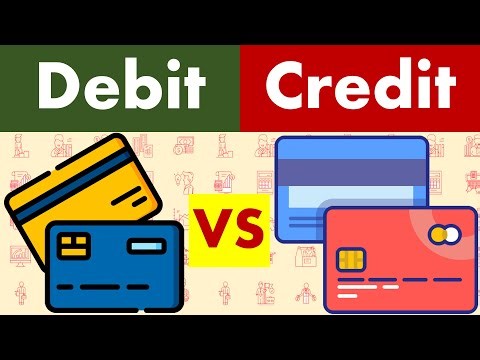 Differences between Debit and Credit in Accounting.