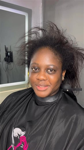 Sthe Itsthecut on Instagram: "Texturised curls on 4c hair texture-transformation"